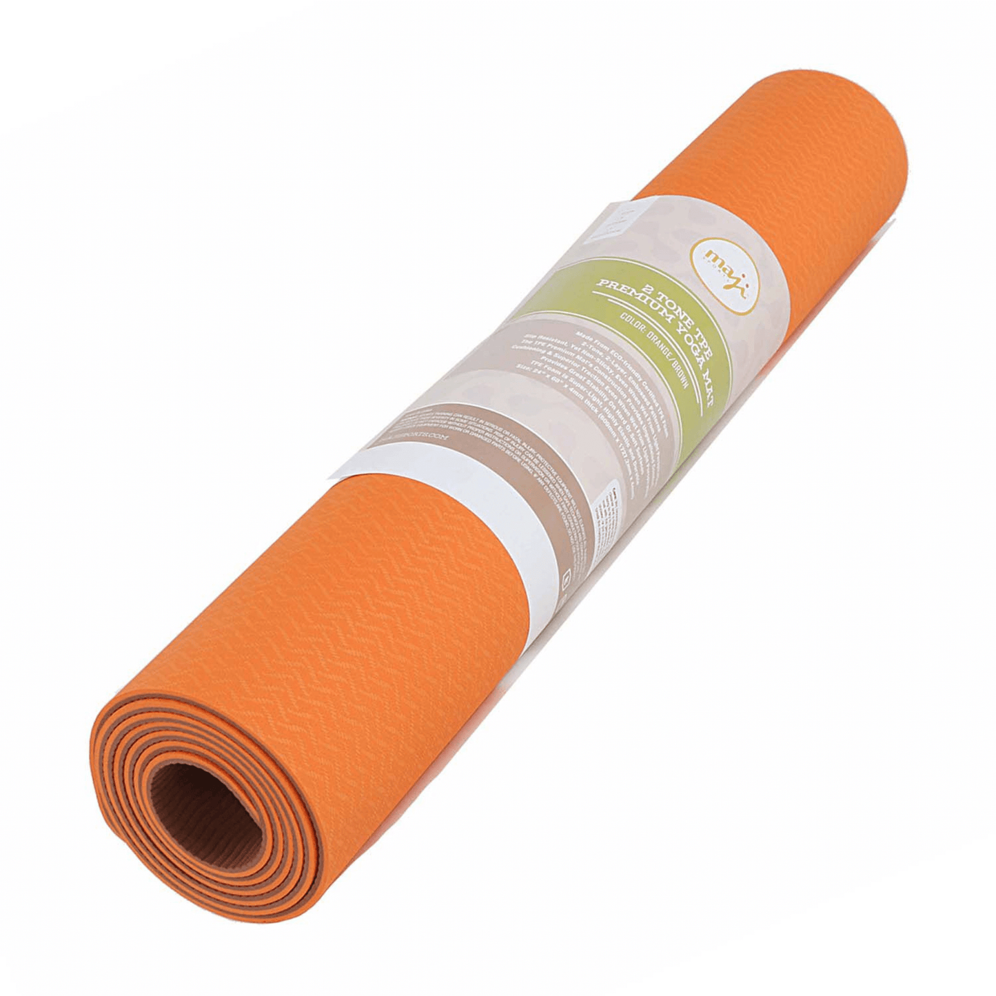 2-Tone TPE Premium Yoga Mat by Jupiter Gear