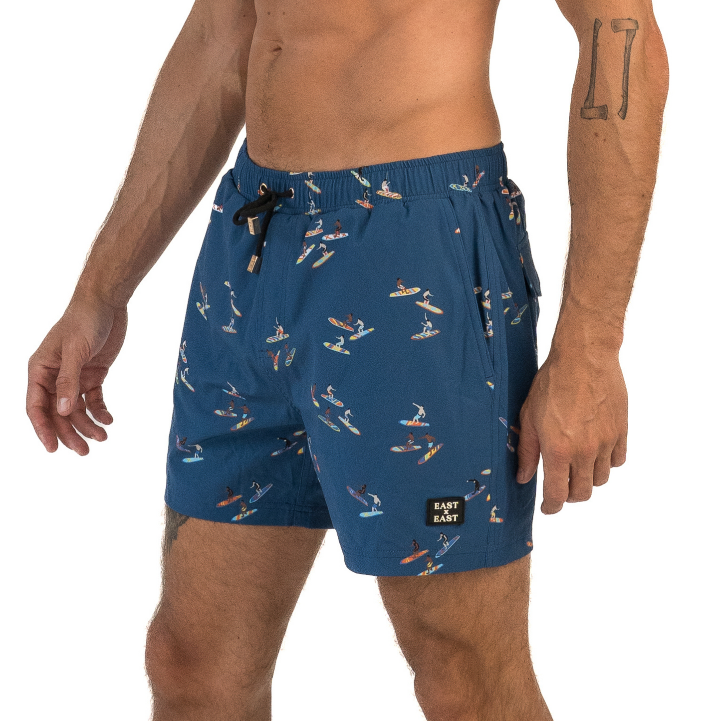 Caribbean Cove Shorts / Navy by East x East