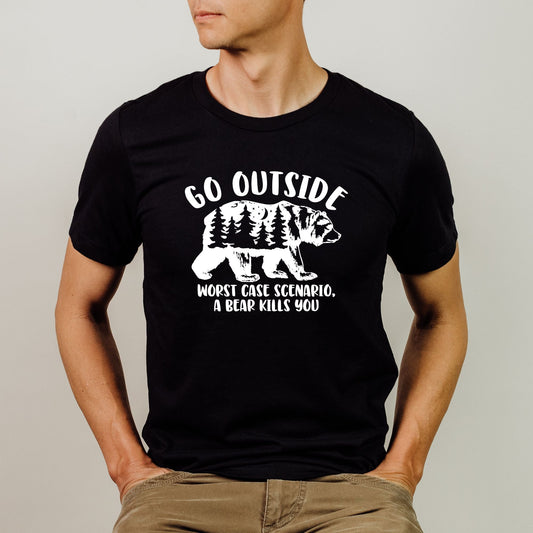 Funny Bear TShirt for Men by 208 Tees