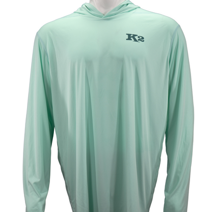 Mens Long Sleeve Protect UV Hoodie by K2Coolers