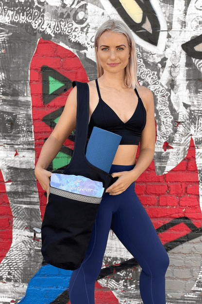 Yoga Mat Carrying Tote Bag with Large Pockets by Jupiter Gear