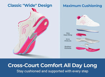 FitVille Women's Court Tennis Amadeus V4 by FitVille