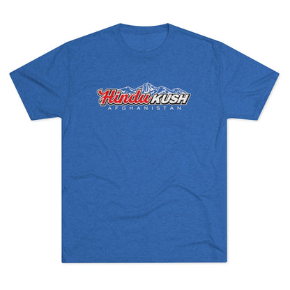 Royal Blue Hindu Kush Men's Tri-Blend Tee by ATACLETE