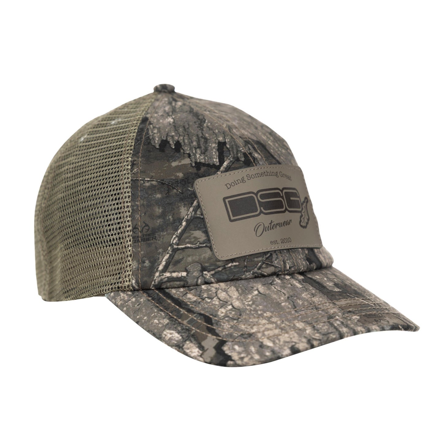 Camo Trucker Cap by DSG OUTERWEAR