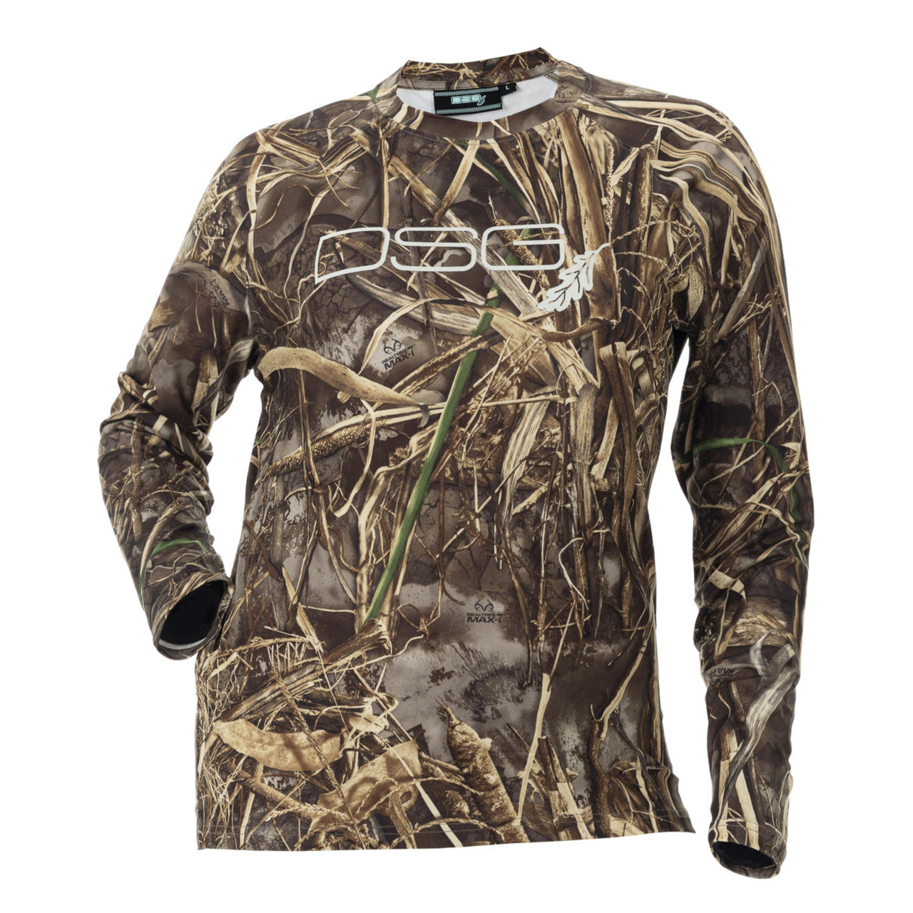 Long Sleeve Camo Tech Shirt - UPF 50+ by DSG OUTERWEAR