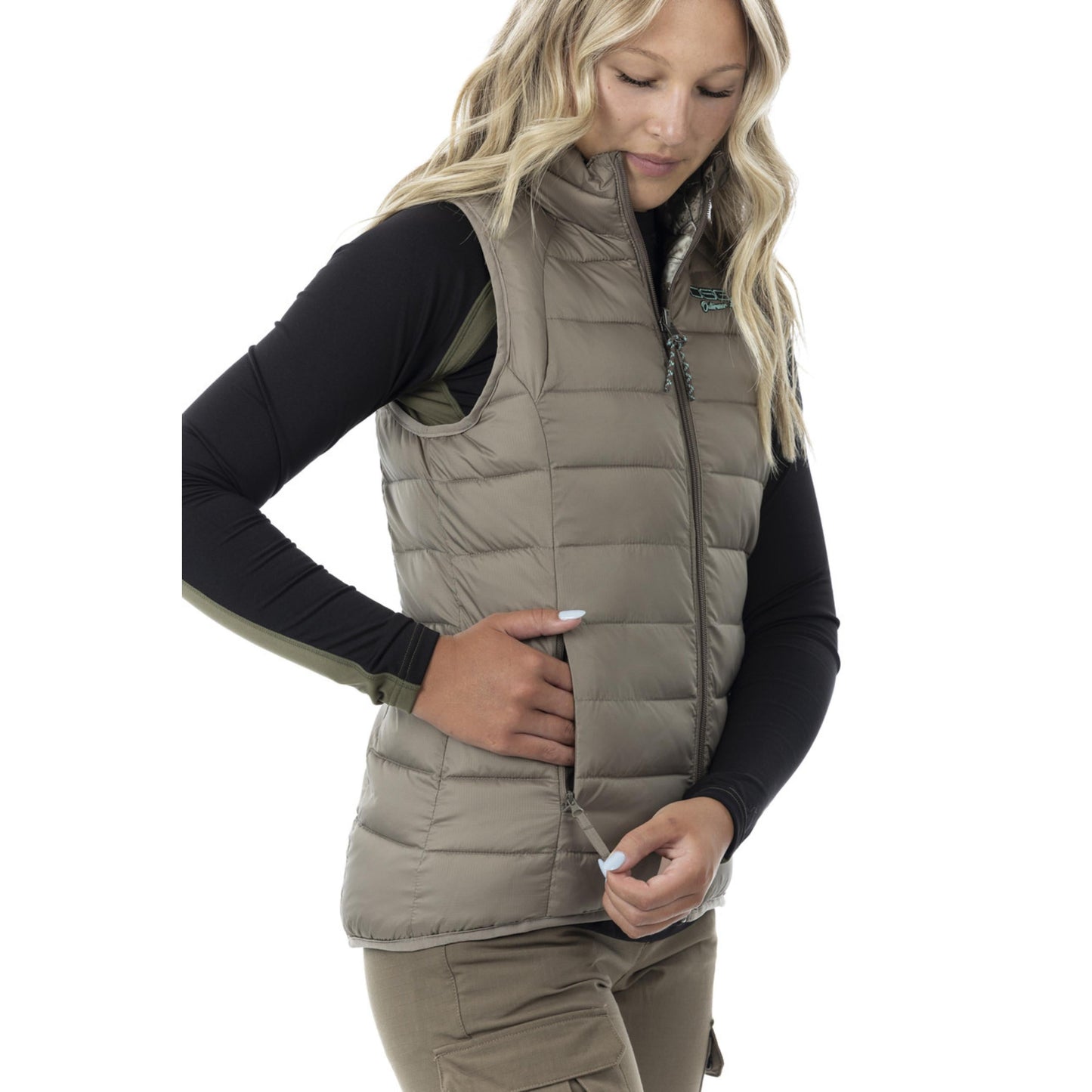 Reversible Puffer Vest by DSG OUTERWEAR