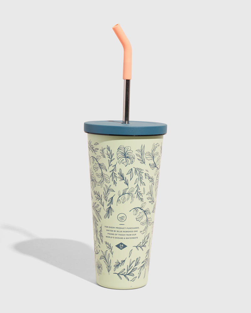 24 oz Insulated Steel Straw Tumbler by United By Blue