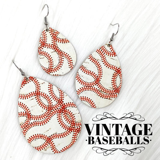 Baseball Corkies (3 Sizes Available) -Sports Earrings by Doohickies Wholesale