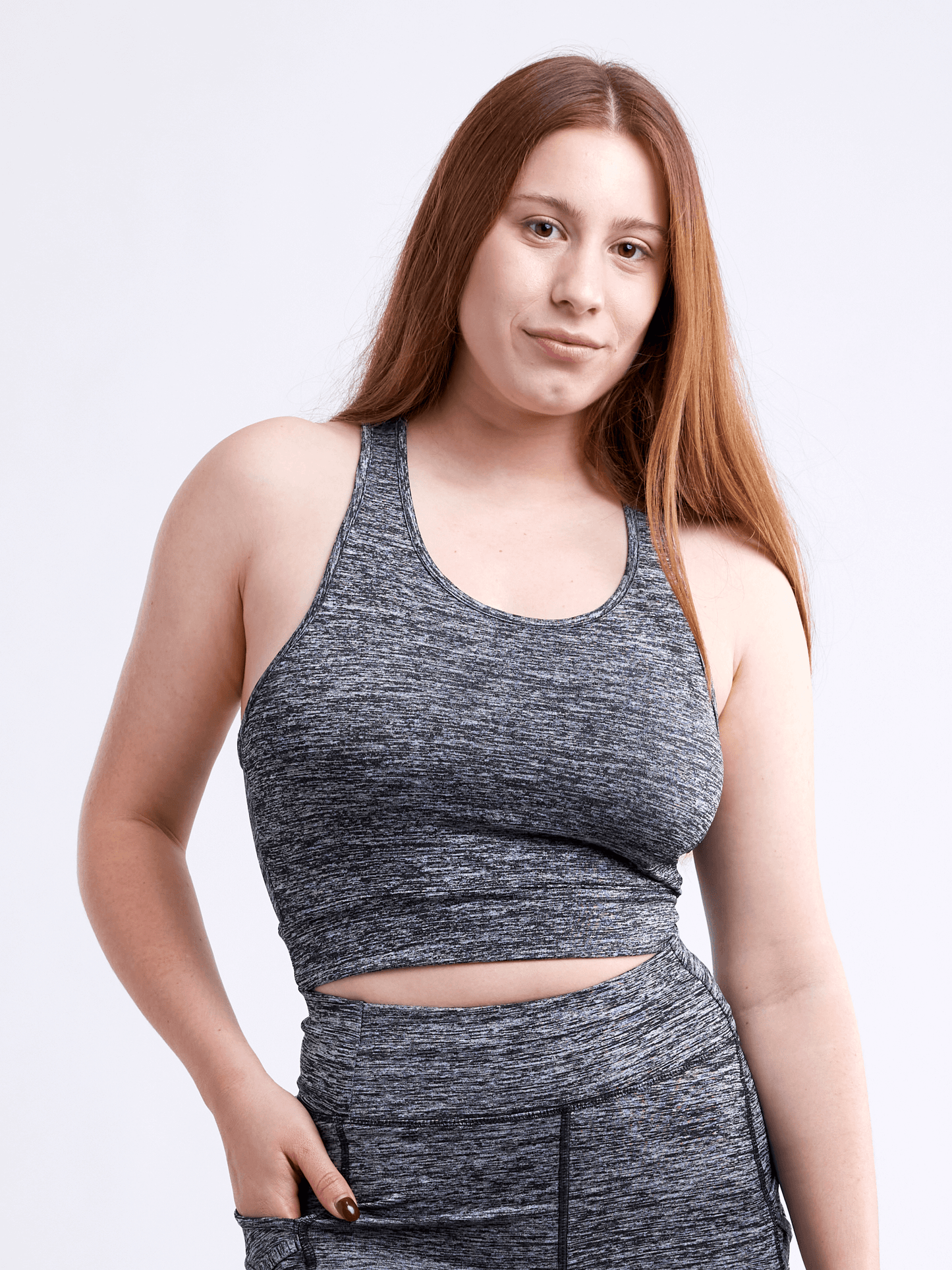 Racerback Lightweight Training Crop Tank Top by Jupiter Gear