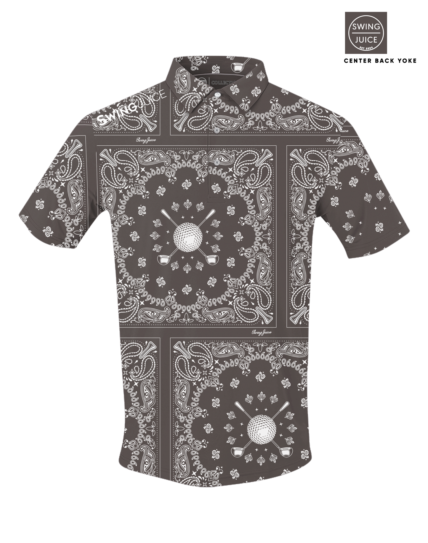 Golf Bandana Men's Polo by SwingJuice LLC