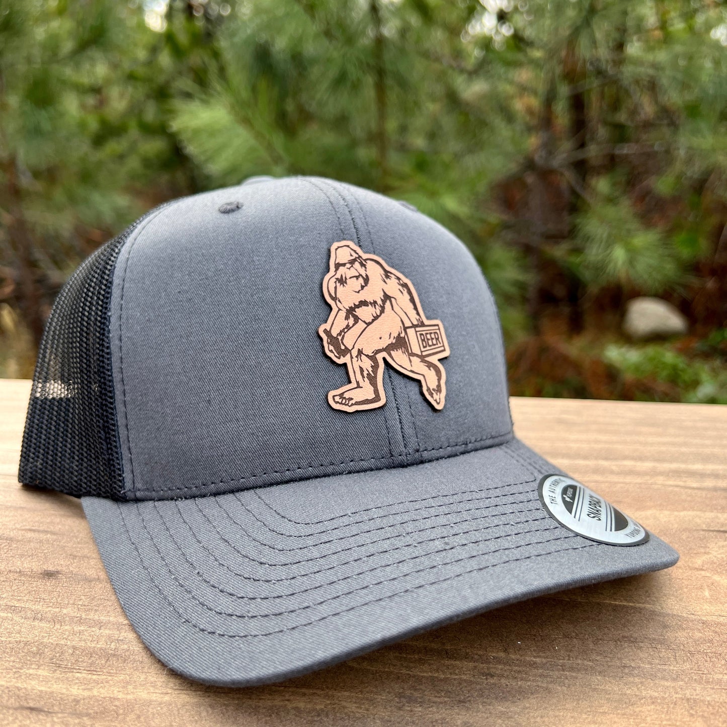 Bigfoot Loves Beer Hat by 208 Tees