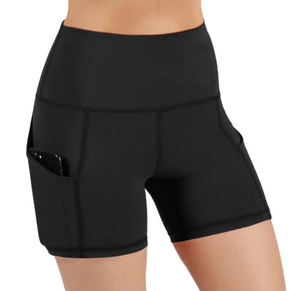 Jolie High-Waisted Athletic Shorts with Hip Pockets by Jupiter Gear