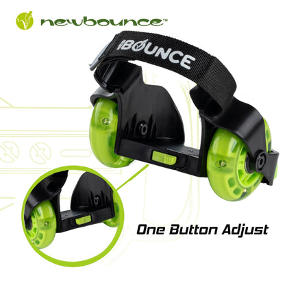 Heel Wheel Skates - With Lights by New Bounce