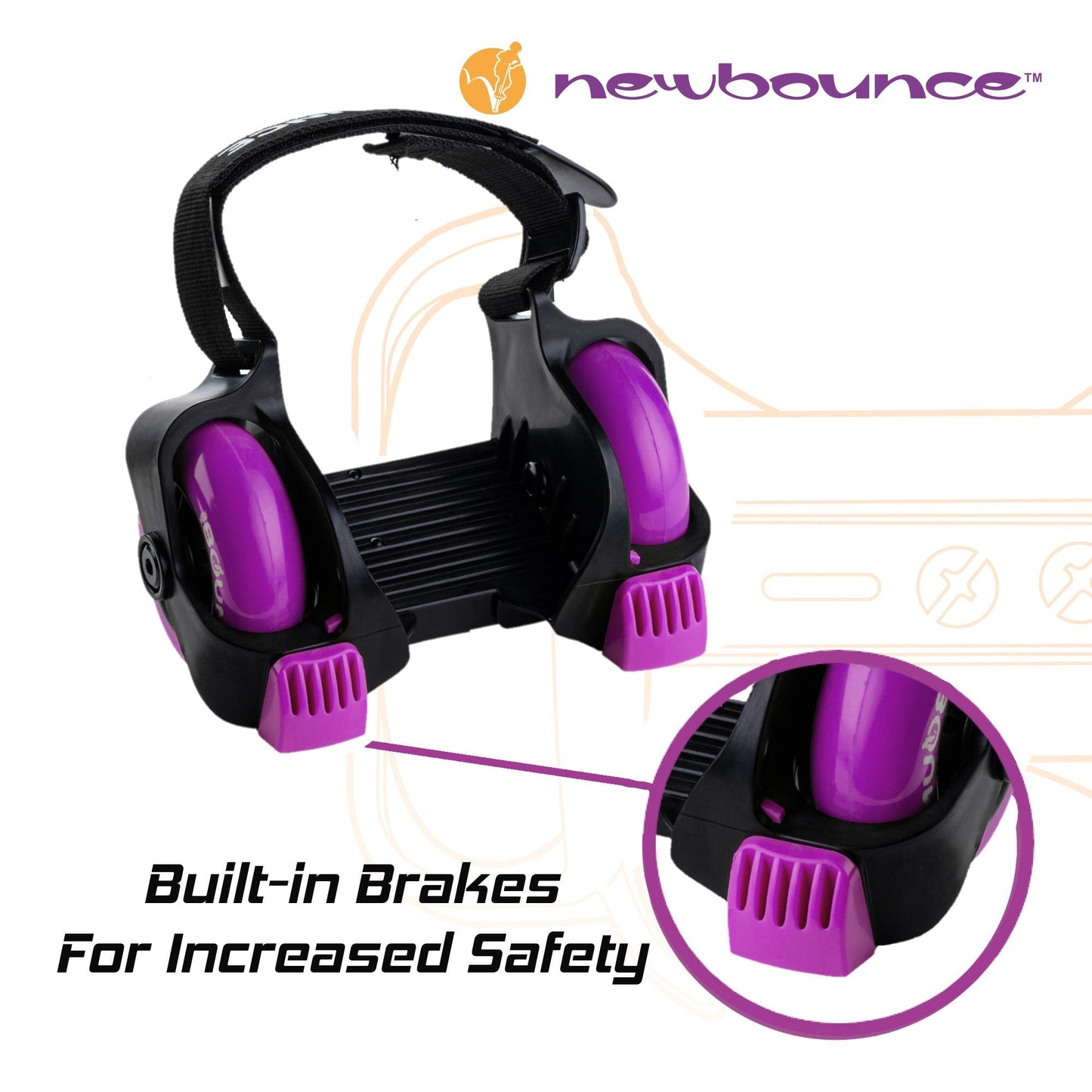 Heel Wheel Skates by New Bounce