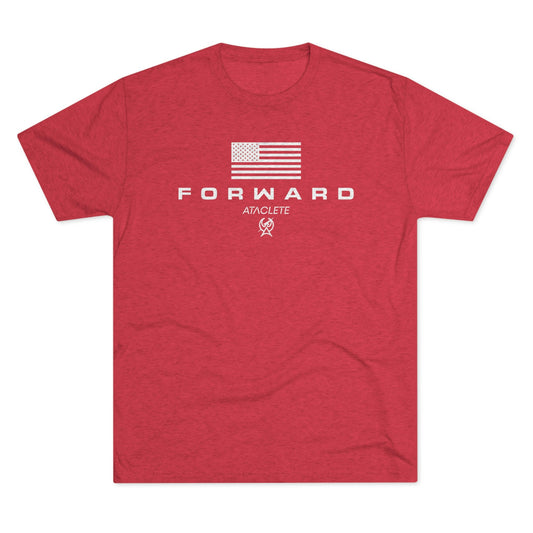 Scarlet Men's FORWARD Flagship Tri-Blend Tee by ATACLETE