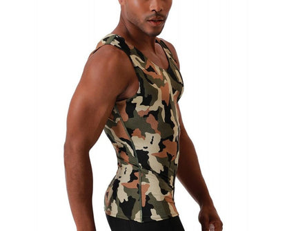 Insta Slim USA Camo Activewear Muscle Tank 3MAT001 by InstantFigure - InstaSlim - InstantRecoveryMD