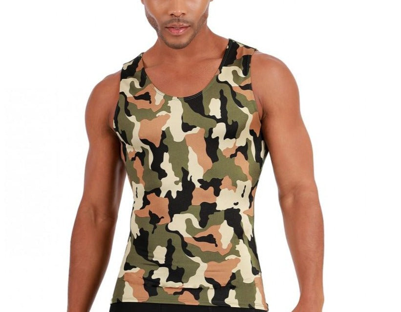 Insta Slim USA Camo Activewear Muscle Tank 3MAT001 by InstantFigure - InstaSlim - InstantRecoveryMD