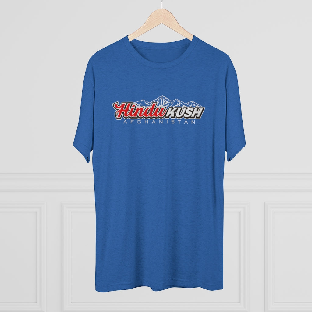 Royal Blue Hindu Kush Men's Tri-Blend Tee by ATACLETE