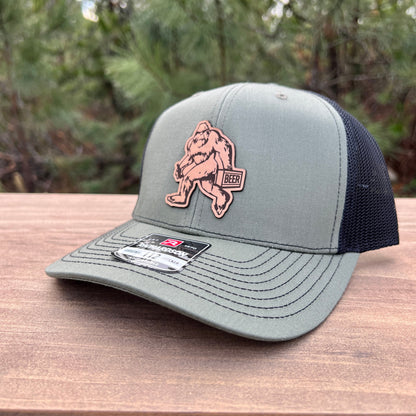 Bigfoot Loves Beer Hat by 208 Tees