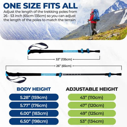 Yatta Life  Adventure Pro Trekking Poles by YATTA