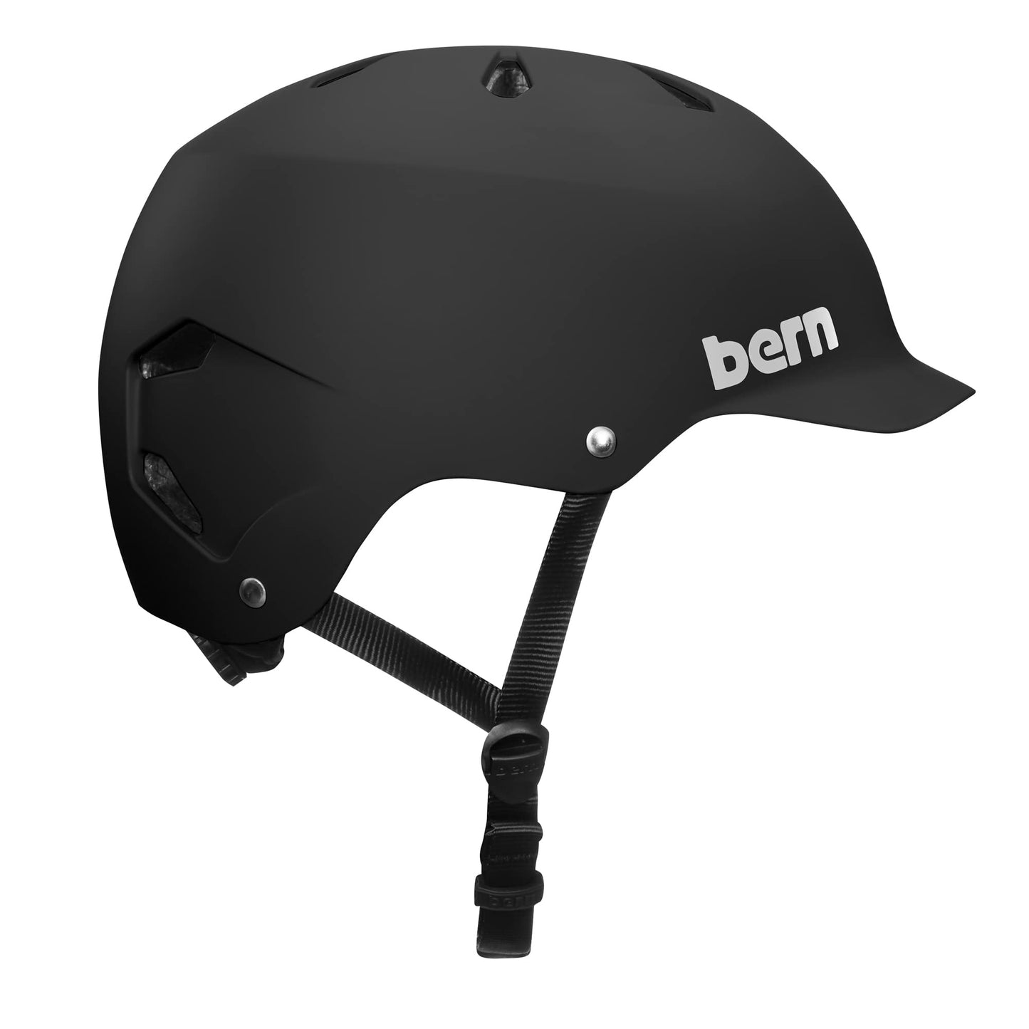 BERN, Summer Watts EPS Helmet, Matte Black, Medium by NR Outlet