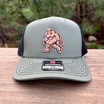 Bigfoot Loves Beer Hat by 208 Tees