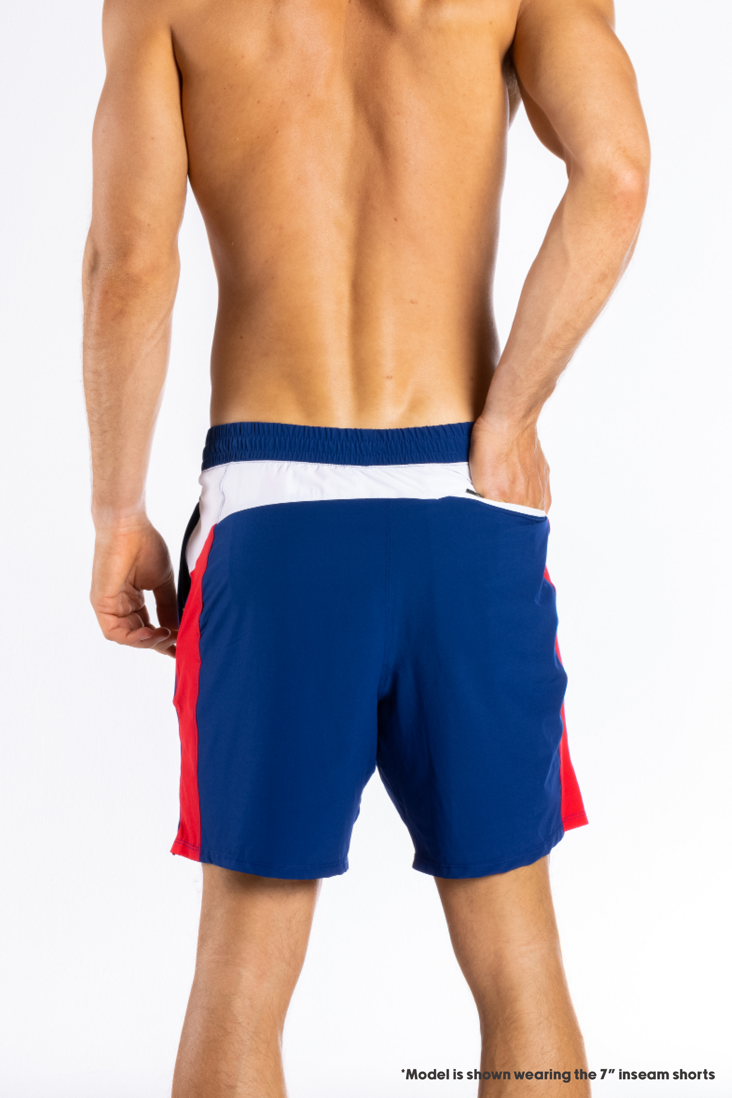 The Double Duty | American Flag Ball Hammock® 5 Inch Athletic Shorts by Shinesty