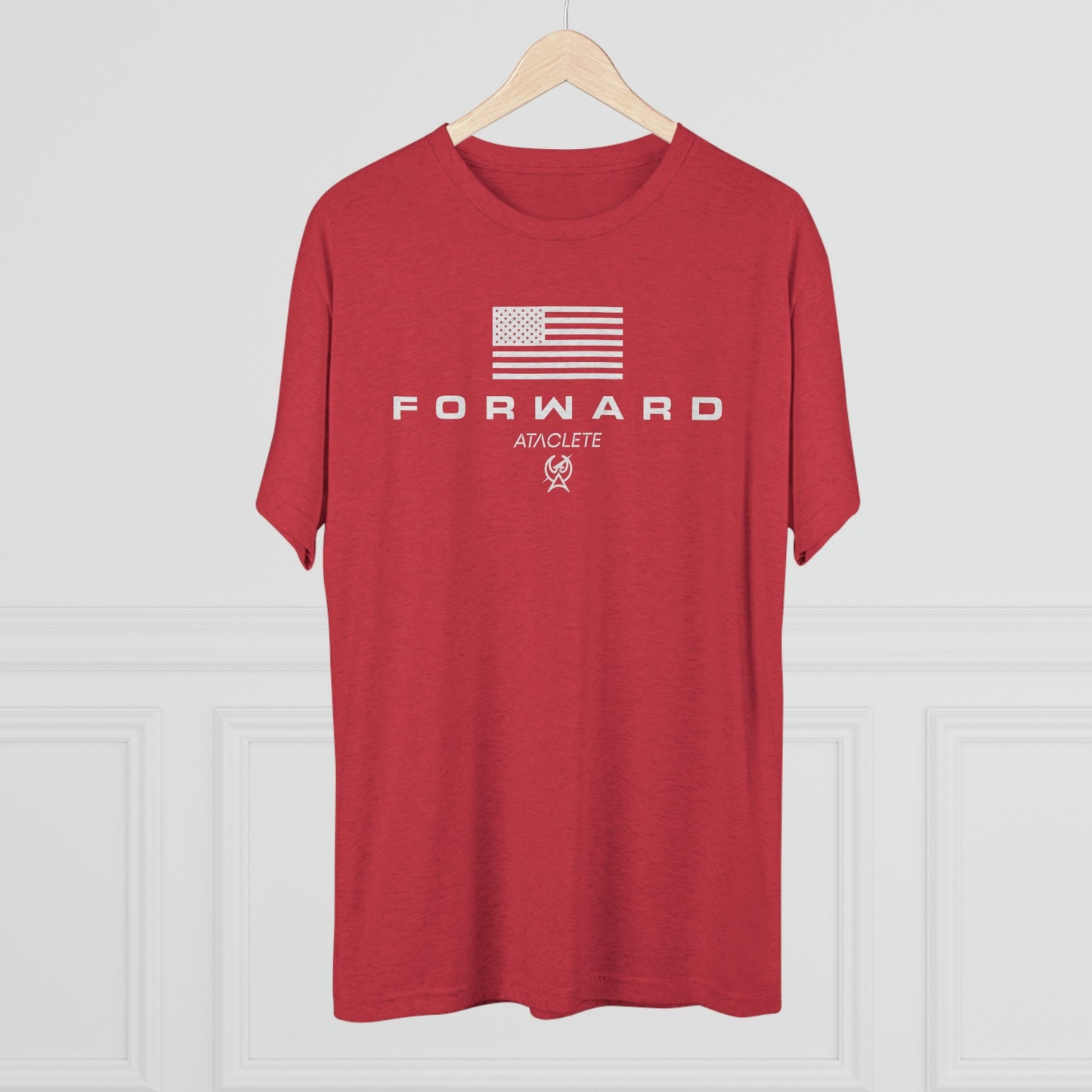 Scarlet Men's FORWARD Flagship Tri-Blend Tee by ATACLETE