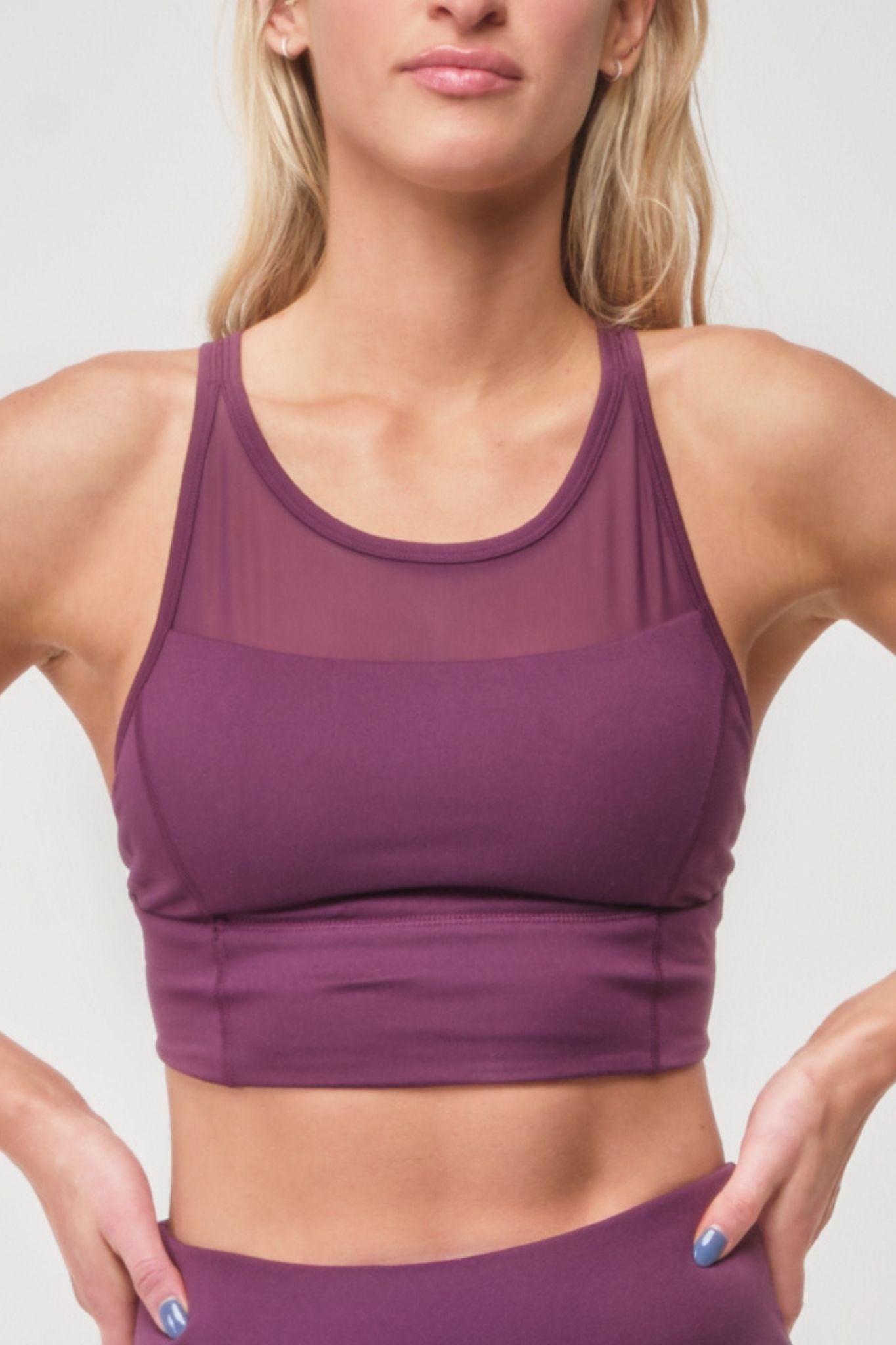 Mesh Sports Bra Top by Seaav