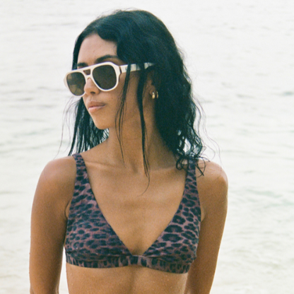 Kai Bikini Top / Leopard by East x East