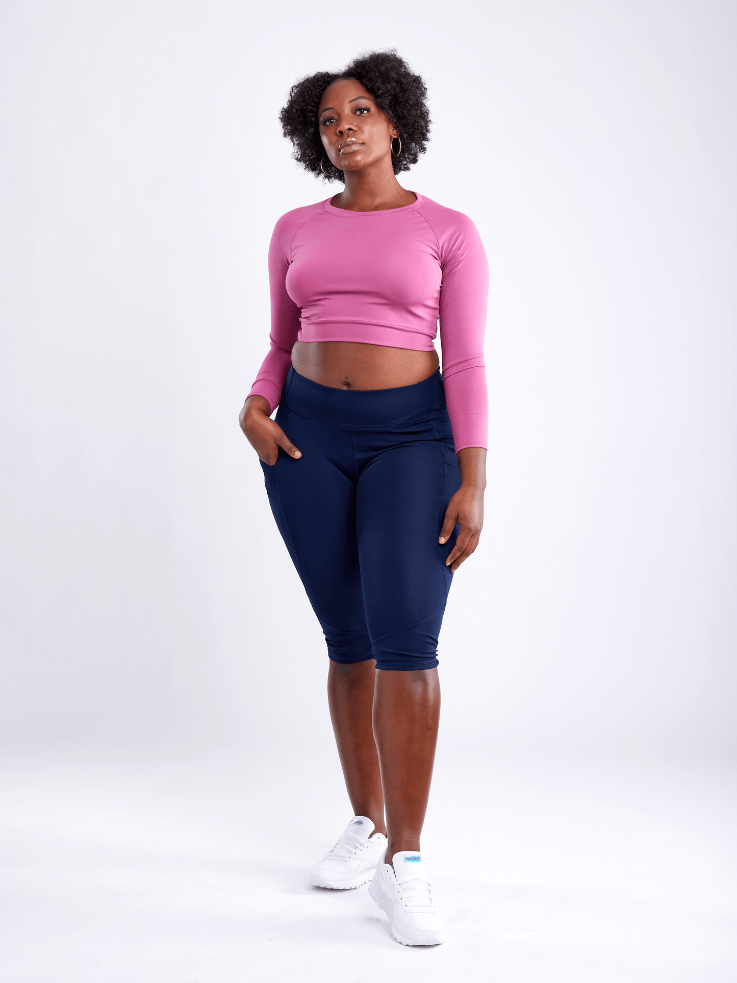 Long-Sleeve Crop Top by Jupiter Gear