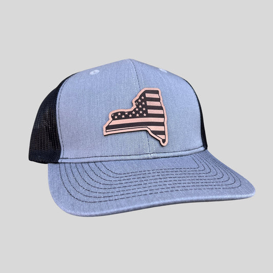 New York Flag Hat by 208 Tees