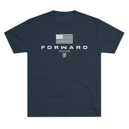 Navy Men's FORWARD Flagship Tri-Blend Tee by ATACLETE