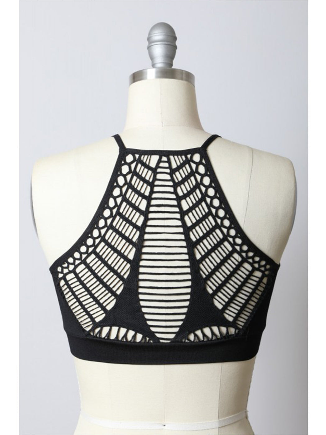 Webbed Solid Soft Bralette by Anna-Kaci