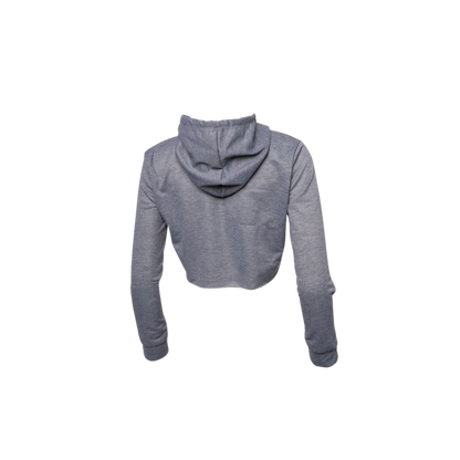 ActiveLite Crop Hoodie (Grey) by RiNo APPAREL