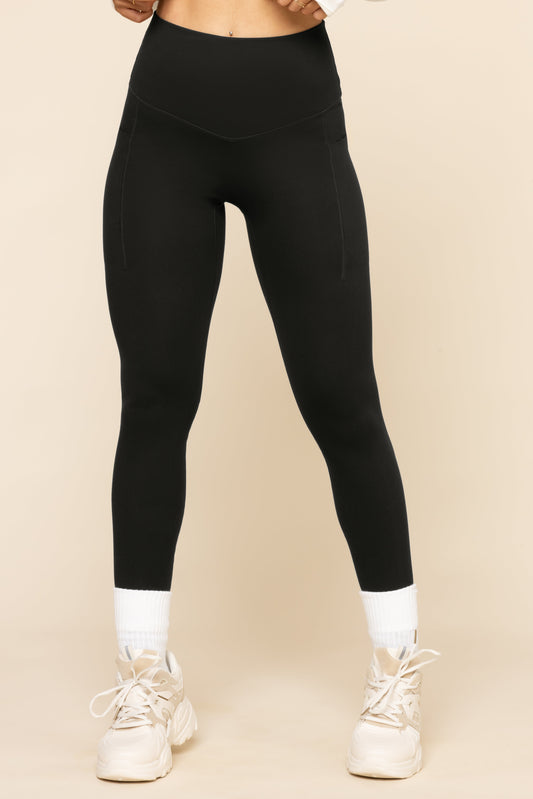 Supersculpt™ Leggings with Pockets - Black by POPFLEX®