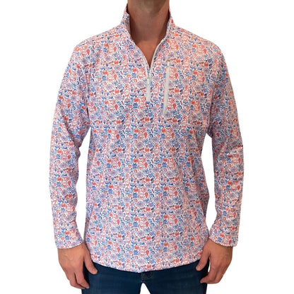 BBQ America Quarter Zip by Tropical Bros