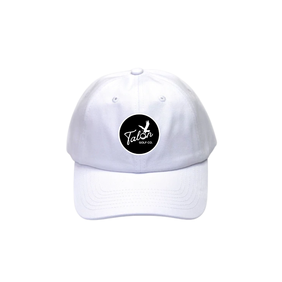 Baseball Hat - White Logo by Talon Golf