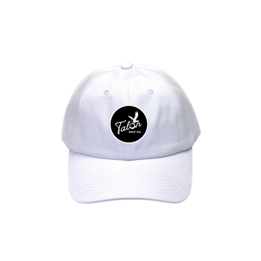 Baseball Hat - White Logo by Talon Golf