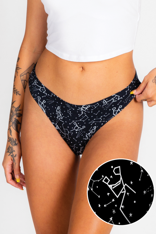 The Big Bang | Glow In The Dark Constellation Modal Bikini Underwear by Shinesty