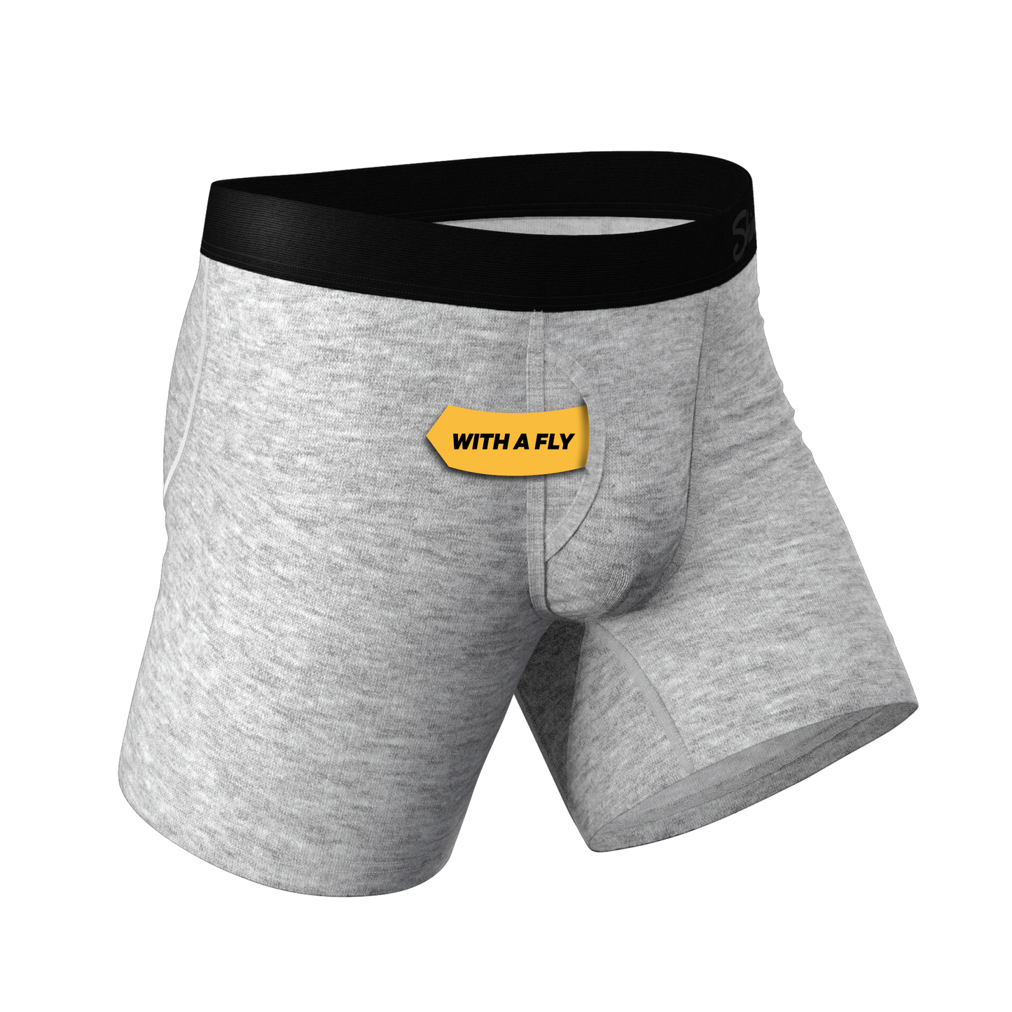 The Intramural Champ | Heathered Grey Ball Hammock® Pouch Underwear With Fly by Shinesty