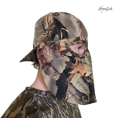 2-in-1 REAR Face Mask and Camo Hat (Fitted) by QuikCamo