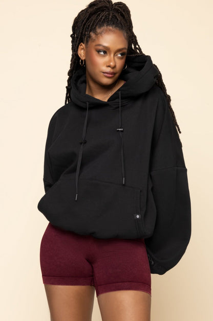 Pullover Cloud Hoodie - Black by POPFLEX®