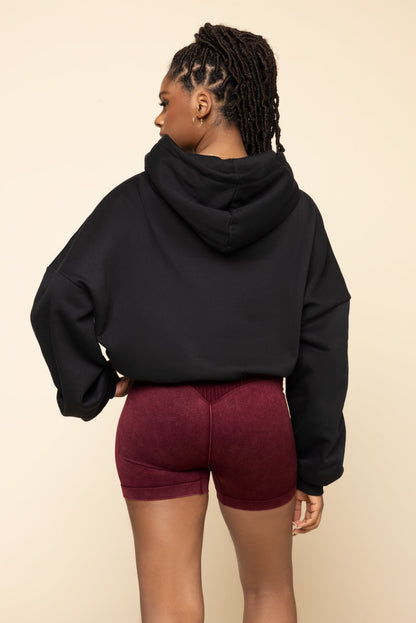 Pullover Cloud Hoodie - Black by POPFLEX®