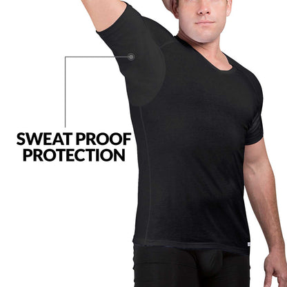 V-Neck Cotton Sweat Proof Undershirt For Men by Ejis