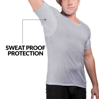 V-Neck Cotton Sweat Proof Undershirt For Men by Ejis