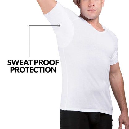 V-Neck Cotton Sweat Proof Undershirt For Men by Ejis