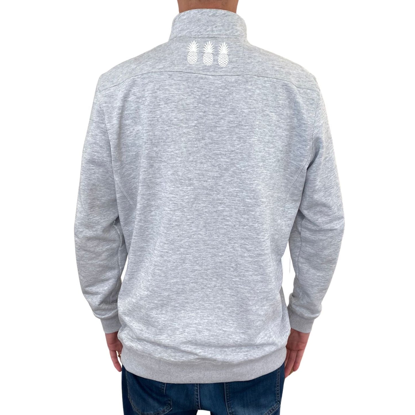 Country Club Grey Quarter Zip by Tropical Bros