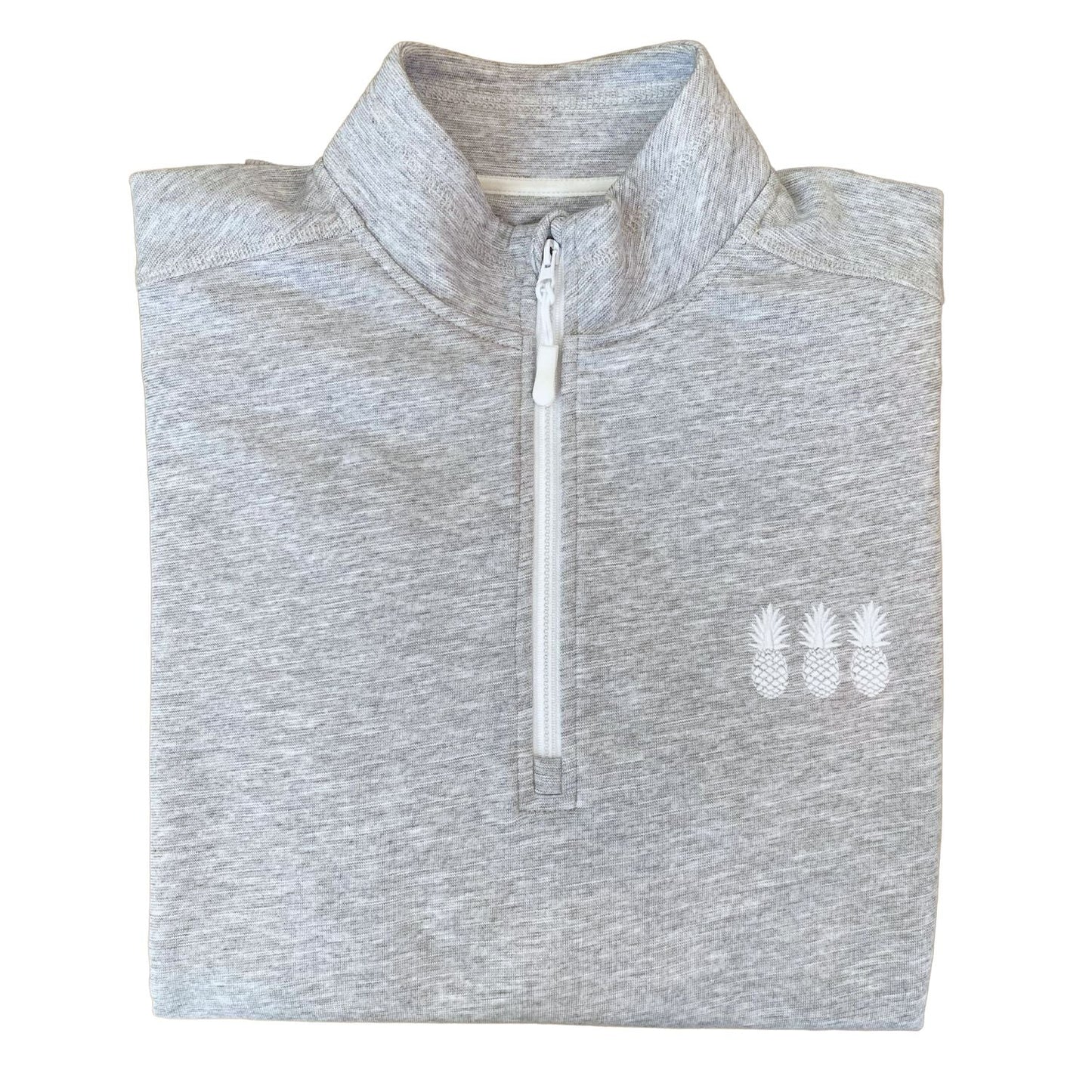 Country Club Grey Quarter Zip by Tropical Bros