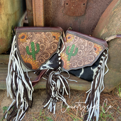 El Paso Tooled Leather Concealed Carry Bag by Countryside Co.